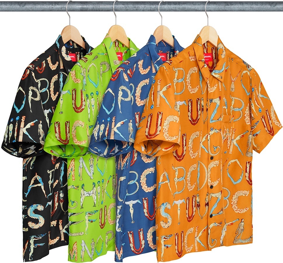 Alphabet Silk Shirt